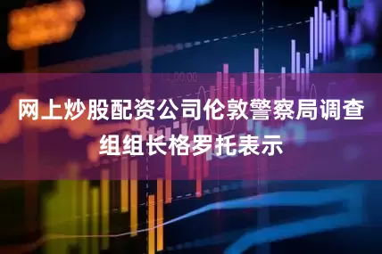 网上炒股配资公司伦敦警察局调查组组长格罗托表示